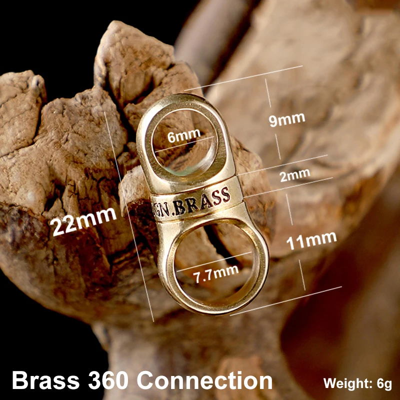 Luxury Titanium Horseshoe Buckle Keychain - Lightweight Baked Color Key Ring Holder, Premium Gift