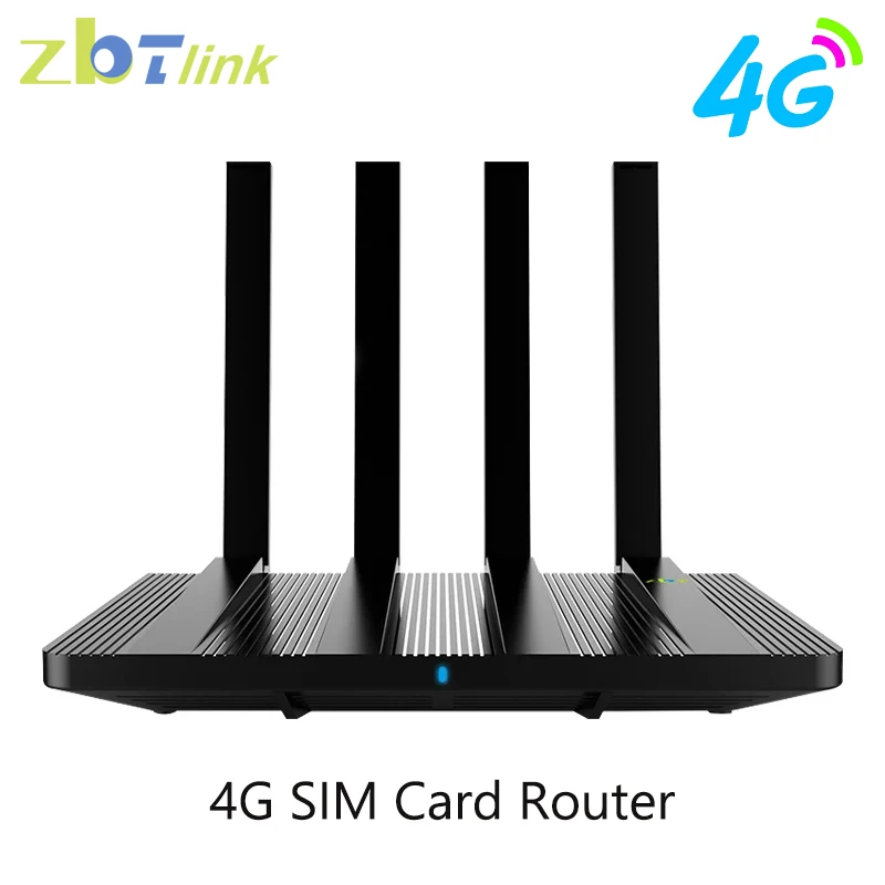 

Zbtlink Clearing Products 300Mbps 4G Router for Russia Europe Wireless Wifi 4G LTE Modem Sim Card OpenWRT 4*LAN USB Access Point