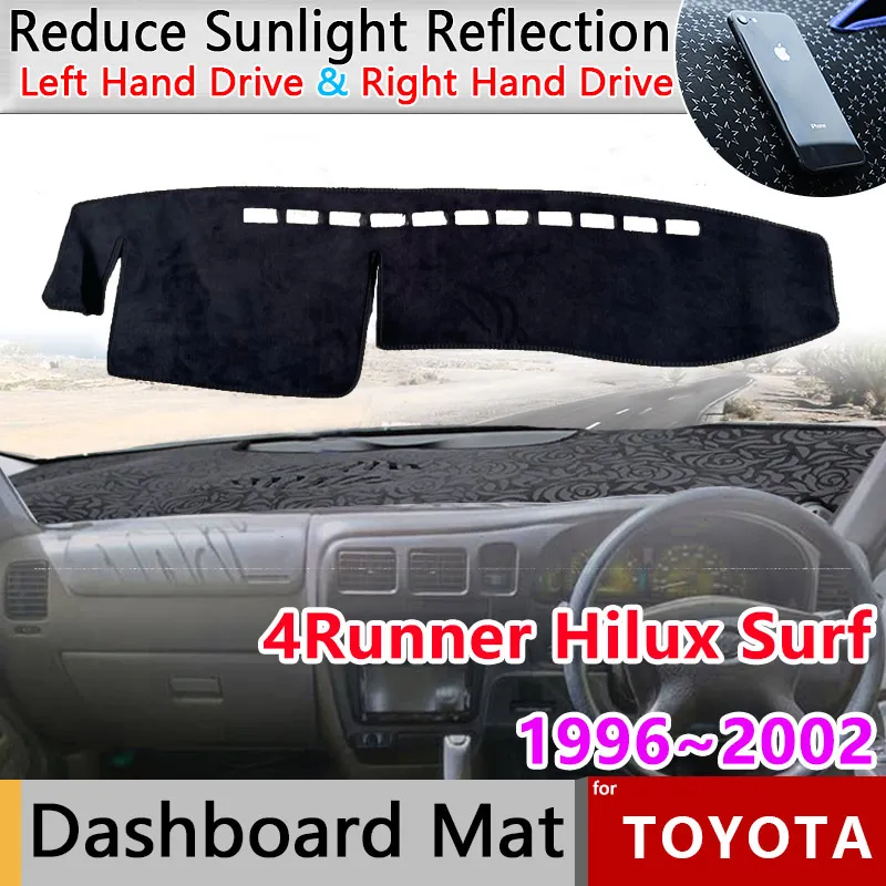 DashboardCoverBoardMatCarpetPadforToyotaHiluxSurf6thGenN150