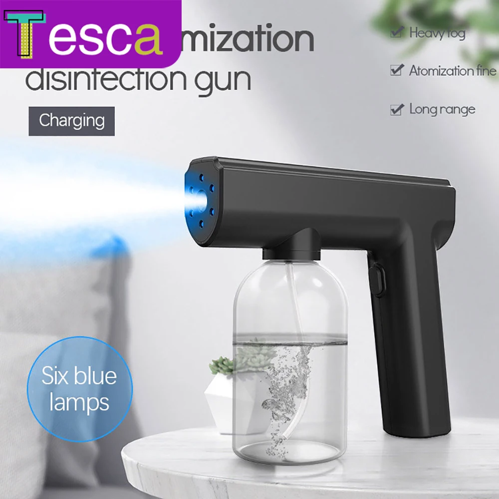 Disinfezione da 300ml pistole a vapore Nanos a luce blu per la cura dei  capelli macchina a spruzzo portatile spruzzatore a grilletto per  nebulizzazione d'acqua Aerosol Ultra Fine - AliExpress