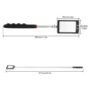 Car 360 Swivel Telescoping LED Light Flexible Inspection Mirror for Extra View Square Car Inspection Repair Tool Detection lens 5
