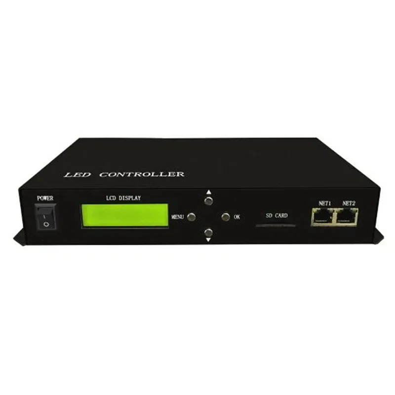 

H801TC LED Master Controller Pixel LED Controller Employ Ethernet Protocol Drive 150000 Pixels 255 Slaves Support DMX Console
