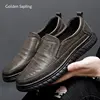 Golden Sapling Fashion Men's Loafers Leather Flats Classics Driving Shoes Platform Footwear Men Casual Formal Business Shoes 1