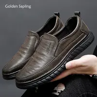 Golden Sapling Fashion Men's Loafers Leather Flats Classics Driving Shoes Platform Footwear Men Casual Formal Business Shoes 1