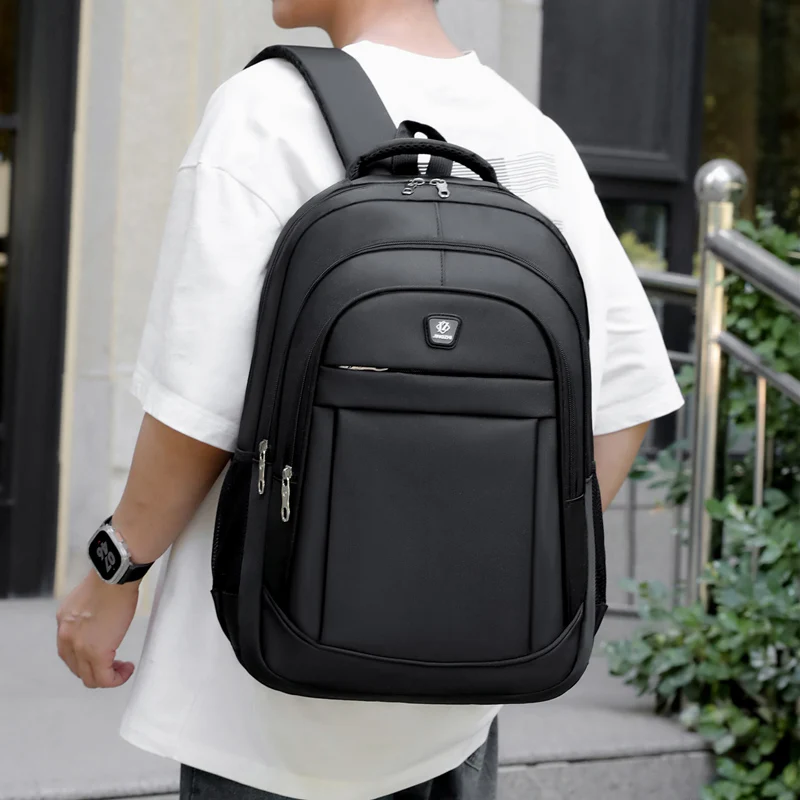 Men's and women's backpacks, large capacity, adjustable shoulder straps, multiple compartments, suitable for school, travel, and