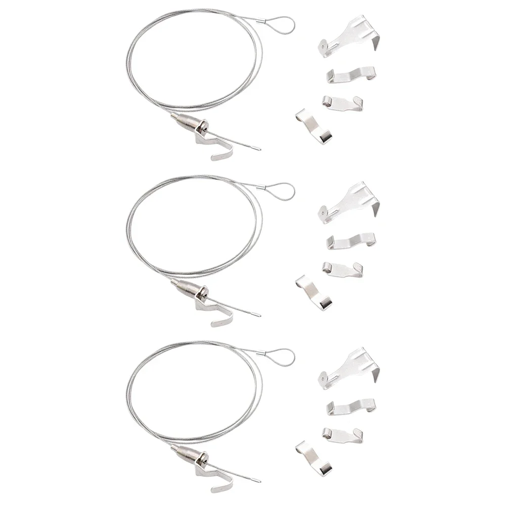 ระบบแสดงงานศิลปะ รางกระจกแบบปรับได้ นิทรรศการศิลปะ ระบบแขวนรูปภาพแบบปรับได้ ระบบแขวนลวดสำหรับโคมไฟ 1