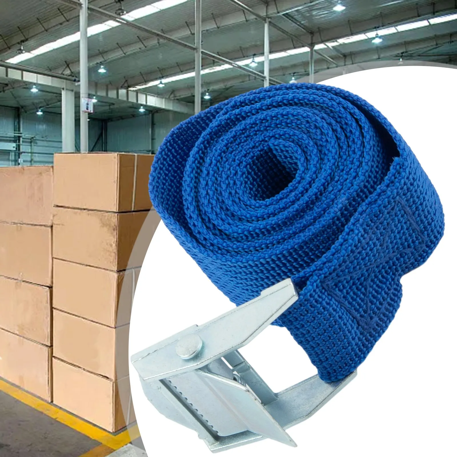 1 m Spanngurt mit Schnalle, Nylon-Schnellverschluss für Fracht, zum Binden von Gepäcktaschen, Verpackungsgurten, gebunden mit Schnallenhaken aus Zinklegierung – Detail 11