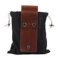 Étui de recherche de nourriture en plein air, sac de brousse en cuir, récolte de légumes, jardin, cueillette de fruits, outils de taille, rangement, pochette suspendue pour Camping 1