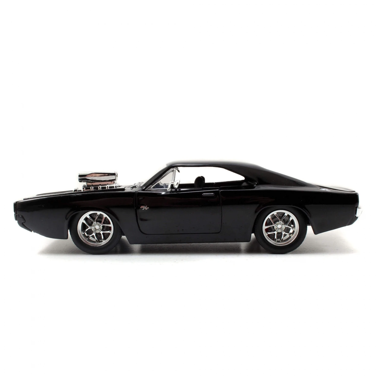 Voiture Miniature Jada 1/24 - Dom's Ice Charger F8 De Fast & Furious, Gris, Toit Dur - Réf. 98291