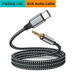 Universal Type - C to 3.5mm Audio Adapter for Headphones & Speakers (Type C to 3.5mm)