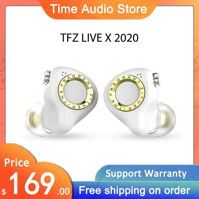 

TFZ LIVE X 2020 New Headphone Lossless Transmission Brass Base Tesla-Class Magnetic Flux With Detachable Cable Earphone