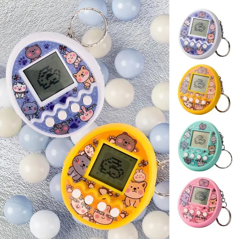 

Creative Electronic Pet Machine Toy Cute Keychain Game Machine Kids Gifts Educational Funny Mini Electronic Pet Machine