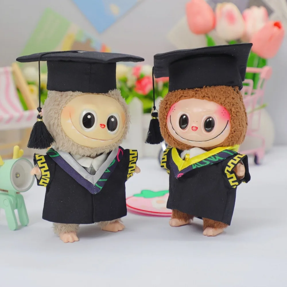 15/17cm Labubu Clothes Doll Graduation Dress Dress Up DIY Gift Doll Clothes  Accessories Cultivate Hands-on Ability Children Toys - AliExpress 26