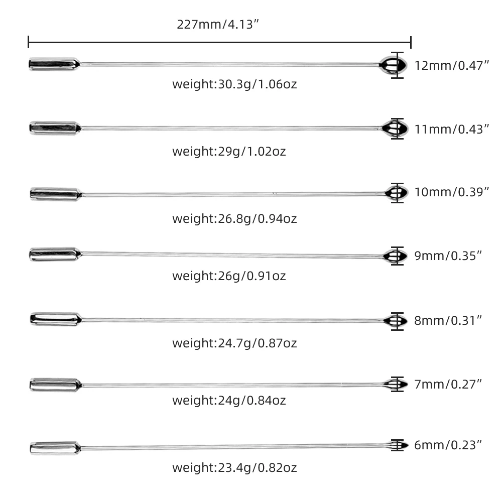 Stainless Steel Pagoda Horse Eye Stick Urethral Bead Urine Plugging Rod Metal Horse Eye Expander silicone urethral dilator urethral dilator
