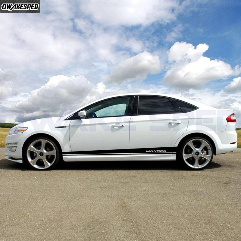 Custom Ford Mondeo ST Racing Stripes Decals - Glossy Vinyl, Choose Your Color (Hatch, Saloon, Estate)