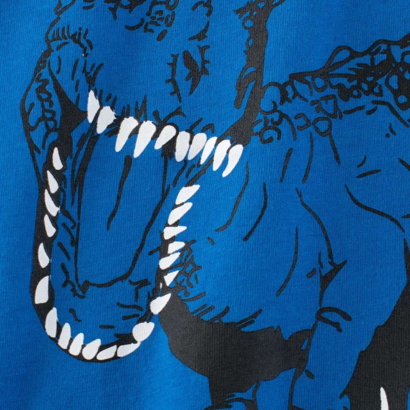 Brand Summer New 2024 Kids Clothes Short Sleeve Cartoon Dinosaur T-Shirt Boys Fashion O-Neck Cotton Top Tees Dropshipping