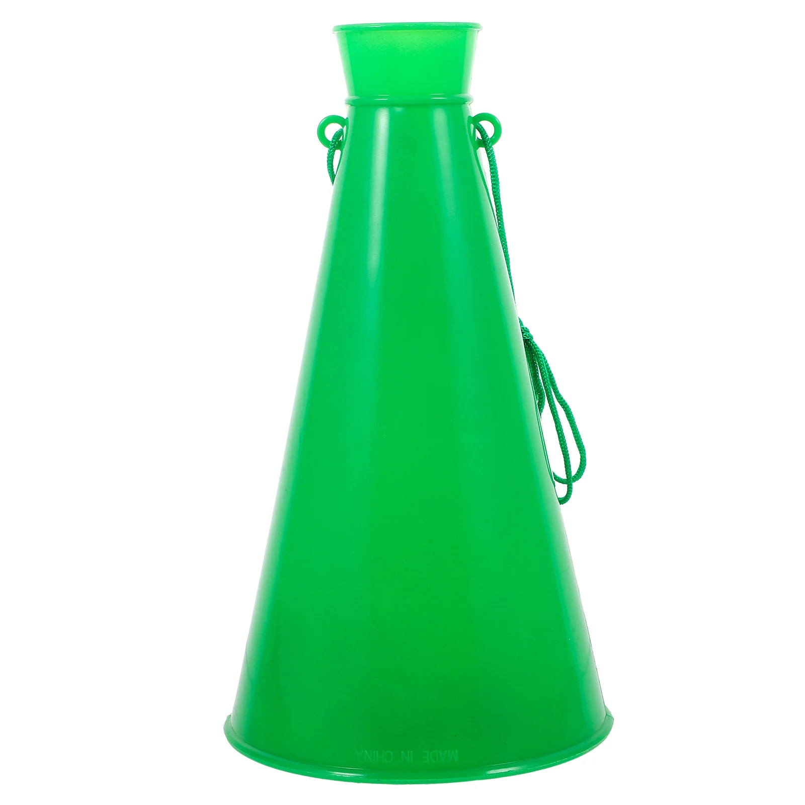 Green Plastic Megaphone Cheer Megaphone Boost School Spirit Diy Cheerleading Megaphone Hearing Horn For Supersbowl Sports