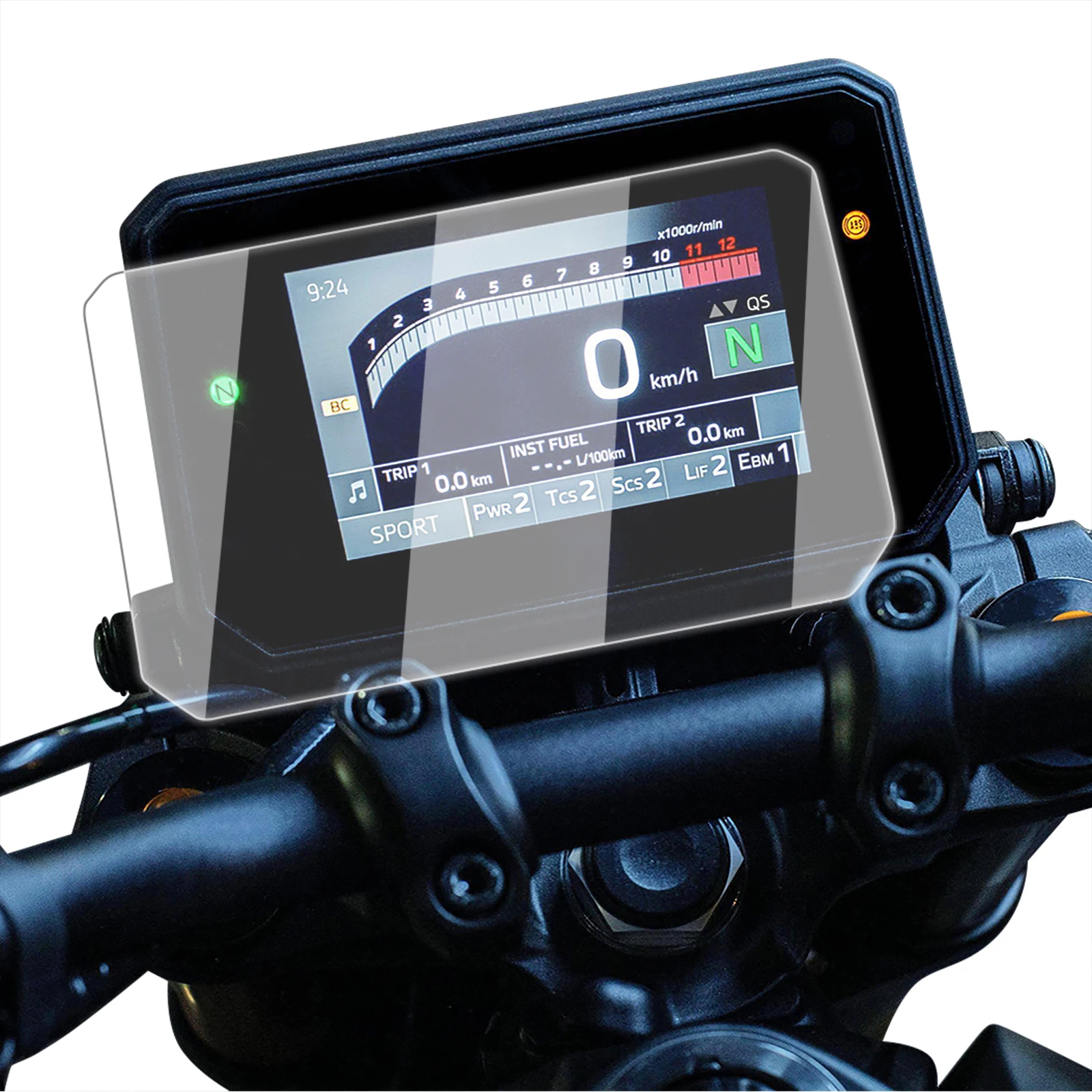 Für Honda Forza 350 NSS350 2025 + Motorrad Tacho Schutz Scratch Cluster Screen Schutz Film Dashboard screen Protector – Detail 4