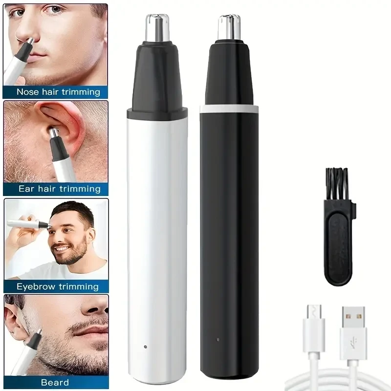 Nose Hair Trimmer Electric Ear Nose Hair Clipper Professional Painless Brow Trimmer Removal Shaver
