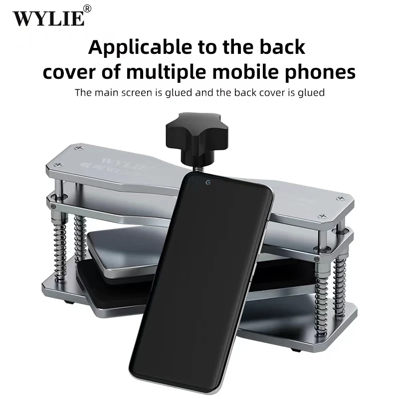 

WYLIE WL-758L360° Pressure Rotation Fixture Universal Mobile Phone Touch Screen Clamp Fixing Repair Back Cover Keep Fixing