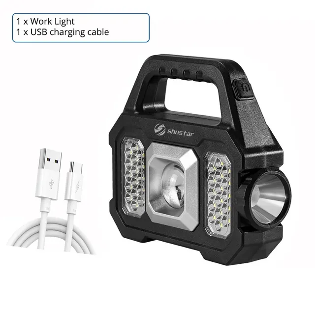 High Power Led Flashlights Rechargeable Camping Work Light Multi