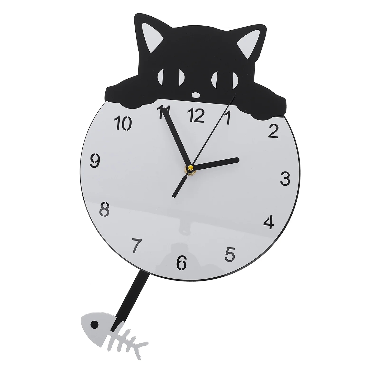 

Exquisite Kitten Appearance Wall Hanging Clock Decorative Wall Clock for Home