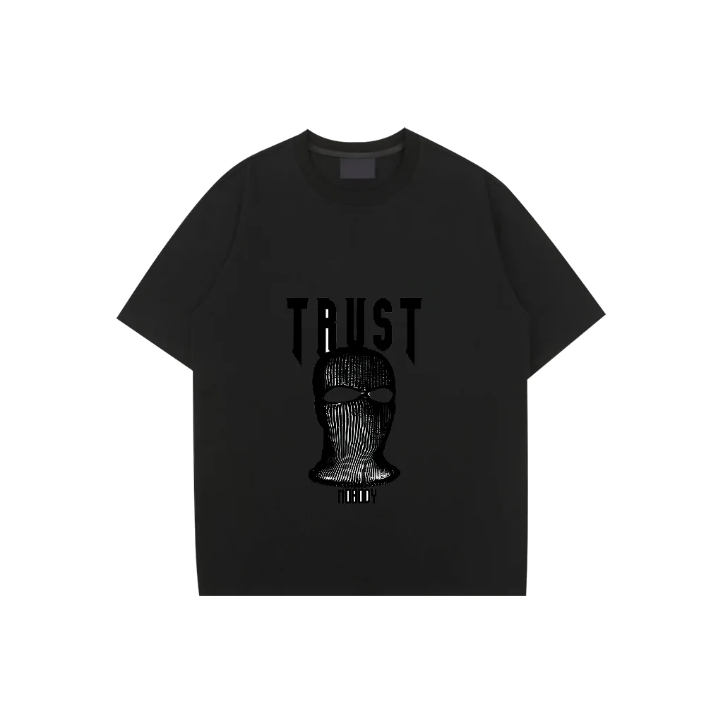 

Printed men's cotton T-shirt Clothing Hip Hop Short sleeve fashion Gnggang loose top New style men's T-shirt West Coast