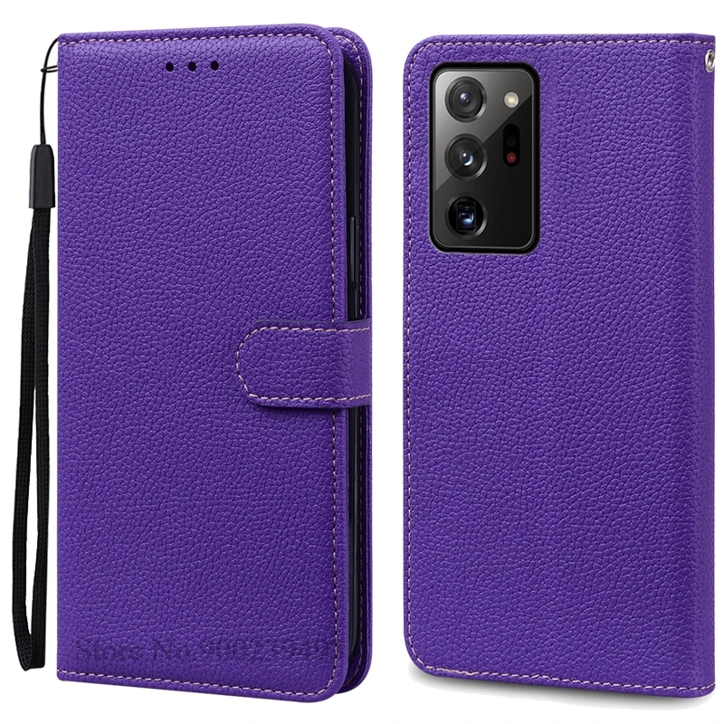 Leather Flip Wallet Case - Stylish Protection & Storage