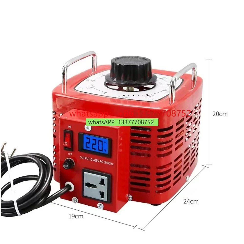 Aps-3000W 3 Kw 220V Variac Trasformatore Variabile Regolatore Di Tensione Monofase Regolabile 0-300V Ac Alimentatore Di Regolazione