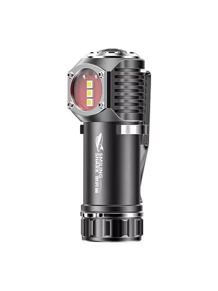 

Смайлик, Акула, яркий фонарик, Портативный Миниатюрный супер яркий наружный домашний перезаряжаемый светодиодный брелок