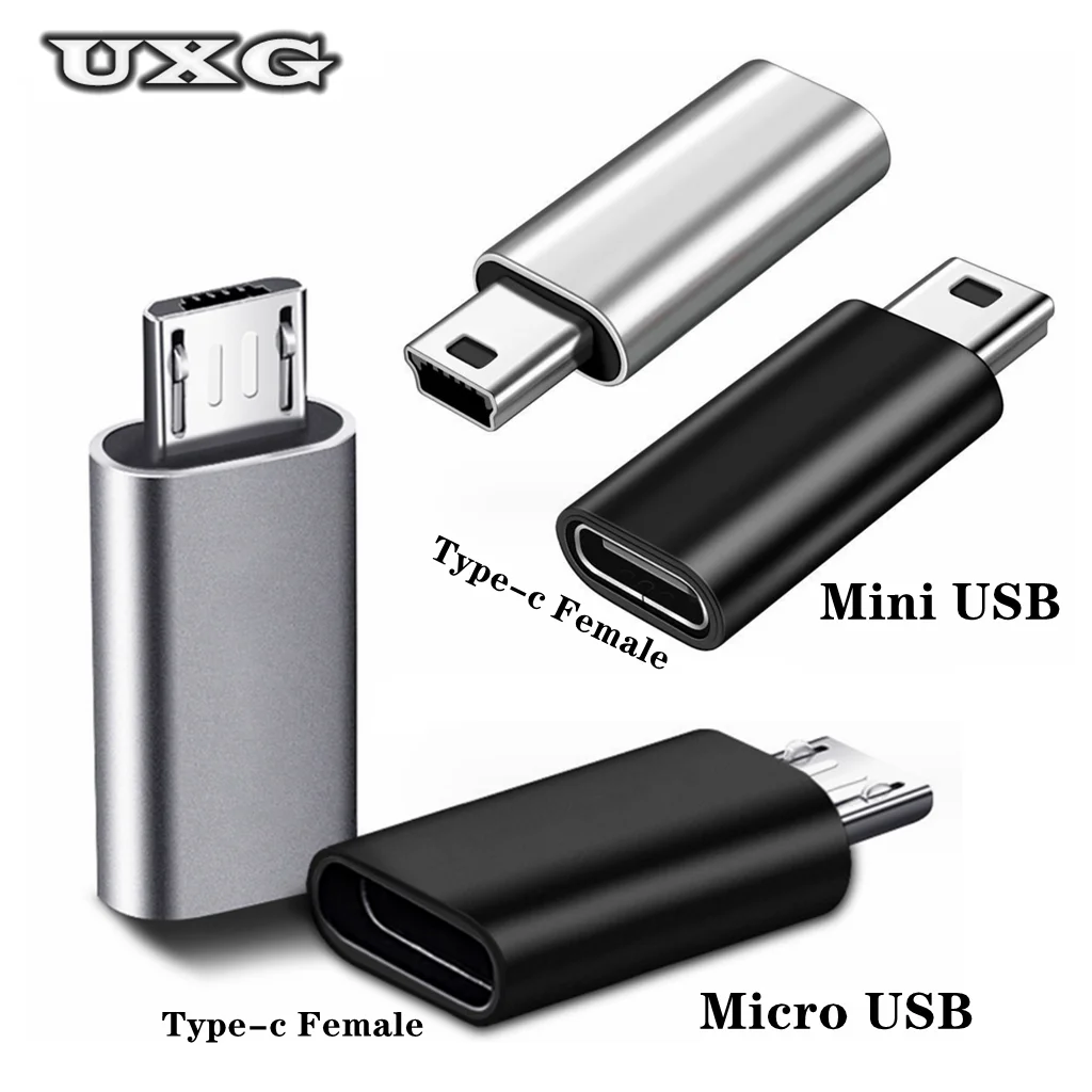 Adattatore Seadream Da USB-C A Mini USB Angolato - Femmina Tipo C A Maschio Mini USB, Supporta Ricarica 3A E Sync Dati 480 Mbps