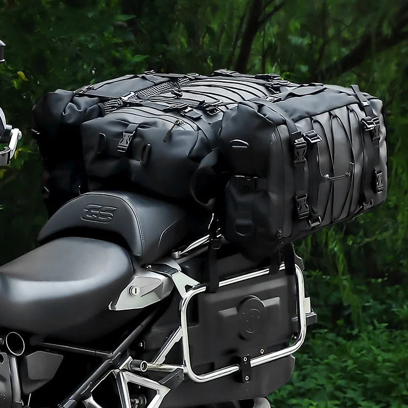 Waterproof Multi-Function Motocross Rear Seat Luggage Pack and Outdoor Riding Backpack