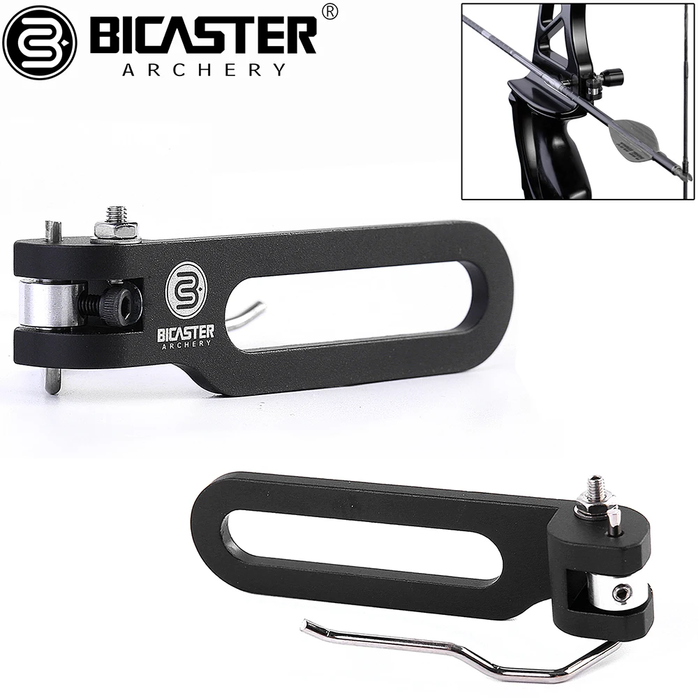 Archery Stabilizer Set Recurve Bow Accessories Spring Steel For Compound & Recurve Bows - Lightweight Aluminum Archery Accessory Arrow Rest Arrow Rest For Recurve Bow