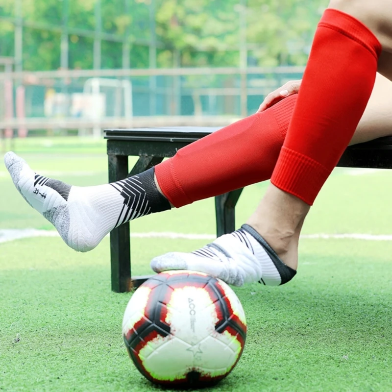 

Футбольные щитки для голени, рукава для детей, молодежи, взрослых, легкие щитки для голени, защитное оборудование, защитное для
