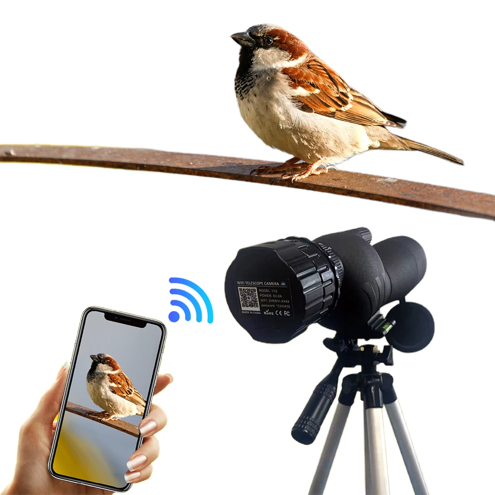 WiFi Telescope Eyepiece Camera for Bird Watching