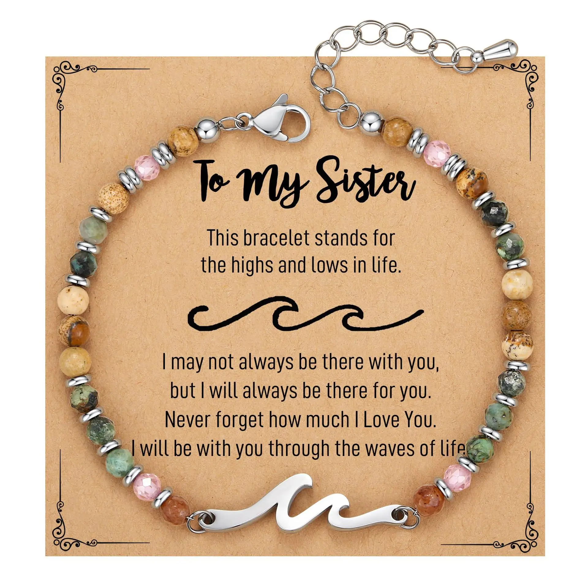 Wave Friendship Bracelet - Thoughtful Gift for Women and Best Friends