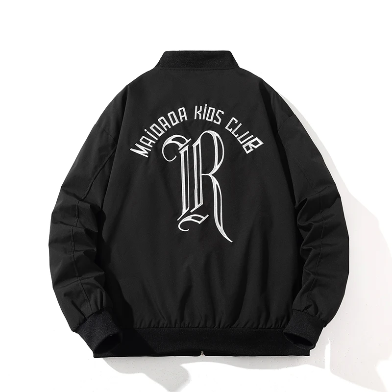 

Men's Lightweight Bomber Jacket Casual Spring Fall Windbreaker Zip Up Coat with Pocket Varsity Outdoor Streetwear Flight Jacket