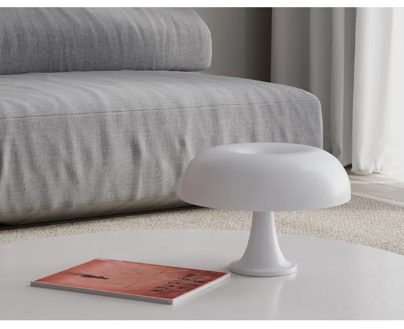 Bedside Decoration Mushroom Shaped Table Lamp Nordic Style Study Reading Creation Eye Protection Lamp simple hotel bedroom