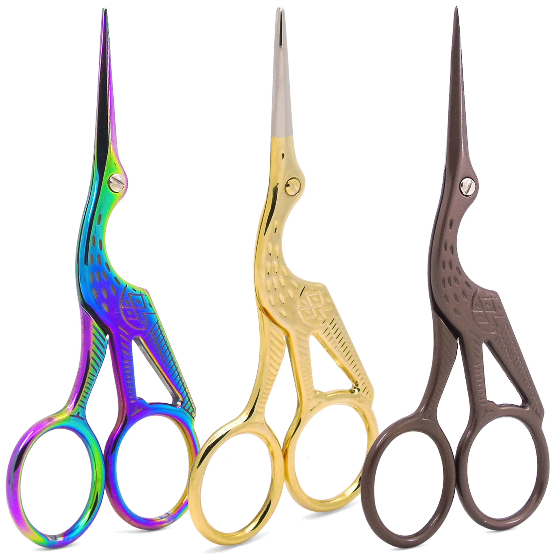 Sewing Scissors 2 Size Stainless Steel Stork Sharp