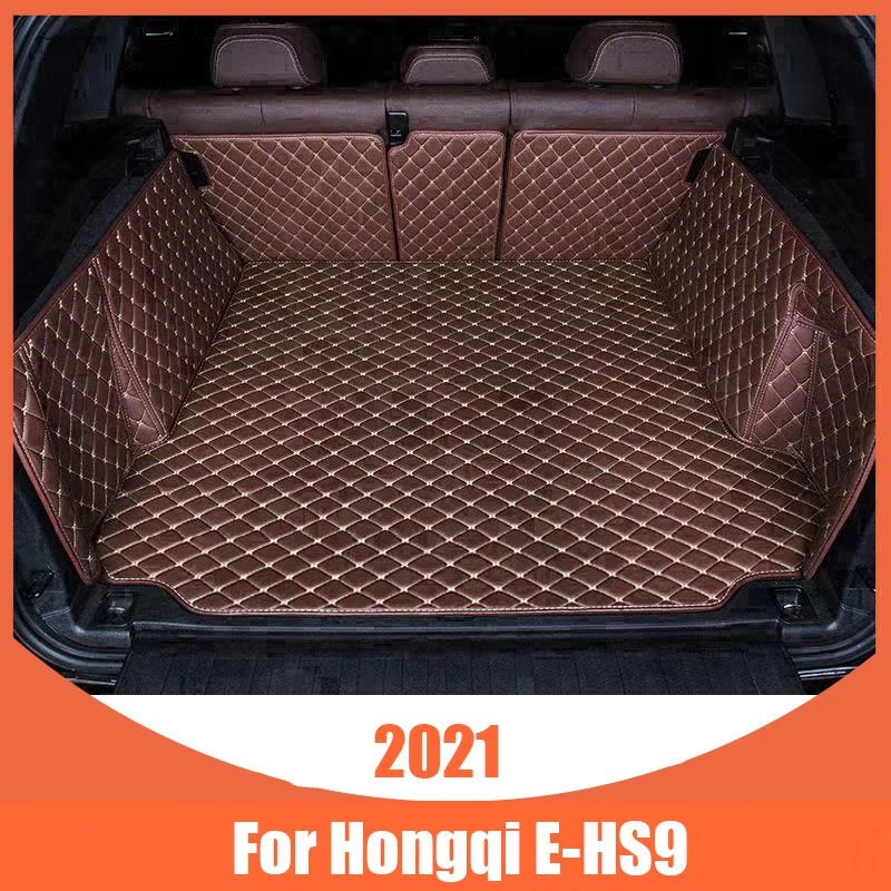 Автомобильный коврик для багажника Hongqi E-HS9 EHS9 2020 ~ 2024 грязеотталкивающий полностью коврик для багажника роскошный задний грузовой поднос автомобильные аксессуары 2023
