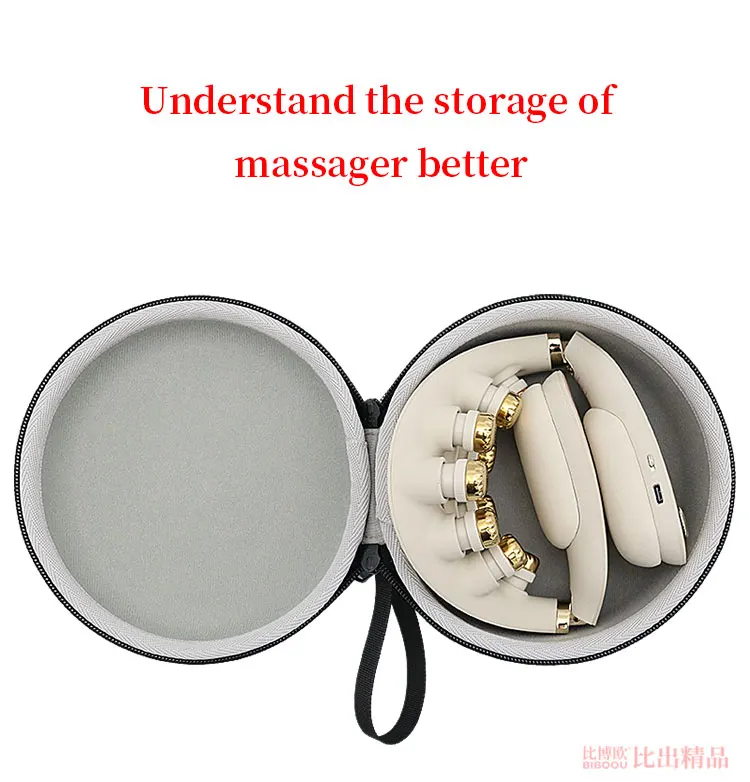 Hard EVA Storage Bag for SKG G7 2nd Gen2 Neck Massager Protect Box Portable G7 Ultra Cervical Massager Travel Carrying Case