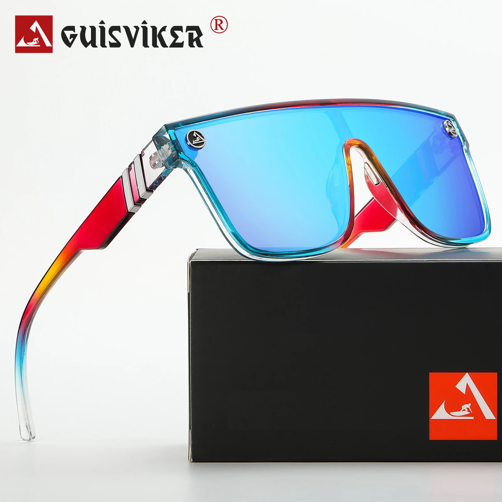 Polarized Sunglasses GUISVIKER Fashion Sunglasses Men Women UV400 Cycling Eyewear Mtb Fishing Goggles Outdoor Sport Eyeglasses