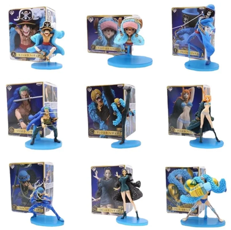 One Piece Figure Anime 20th Anniversary Blue Ver.Luffy Zoro