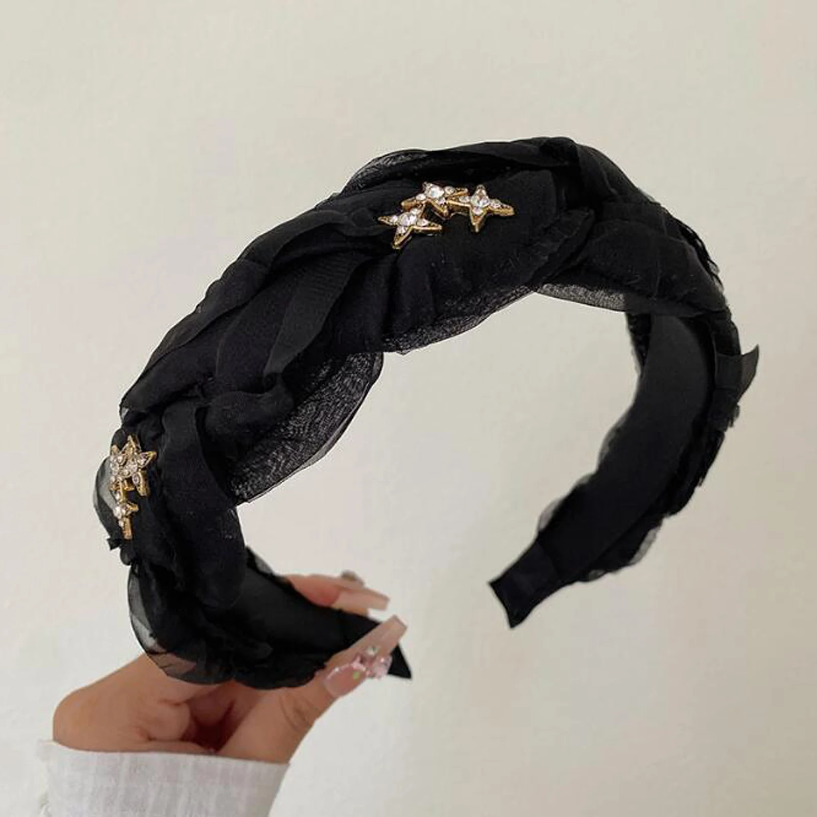 black hairband