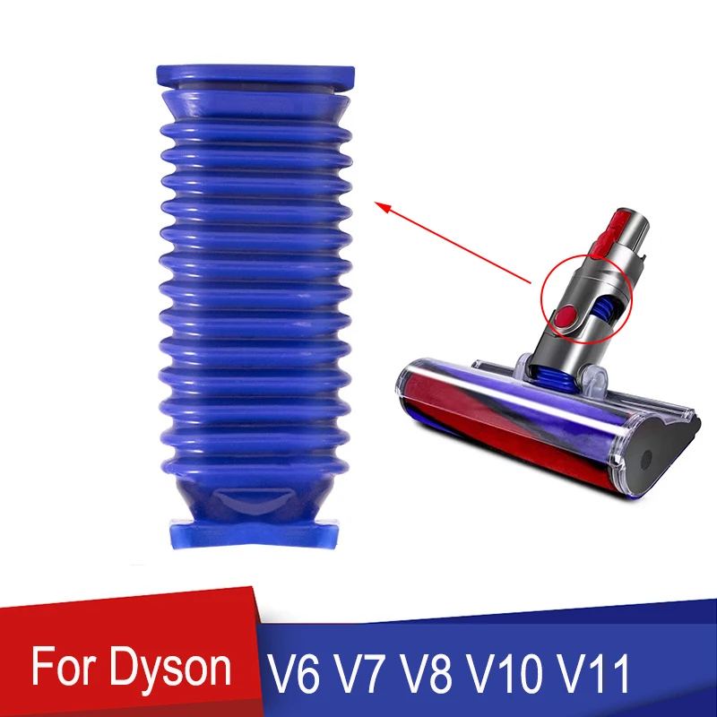 1pc Soft Velvet Roller Suction Hose Replacement For Dyson V6 V7 V8 V10 V11 Home Cleaning Vacuum Cleaner Accessories Parts