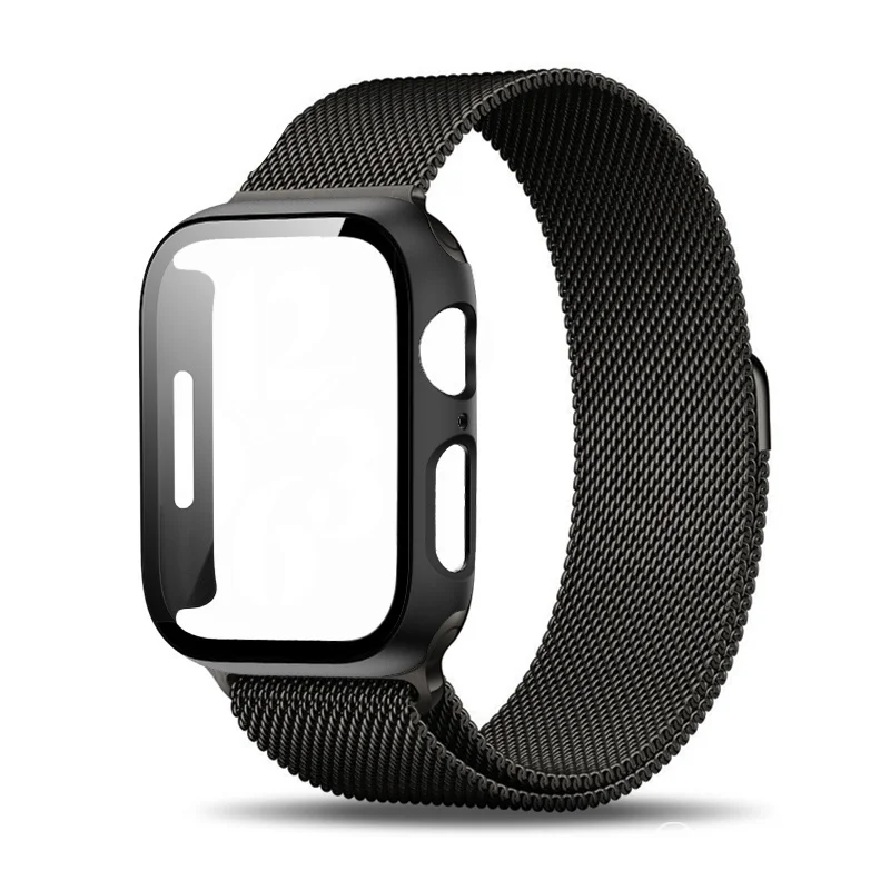 ตัวเลือกสินค้า สายโลหะ Starlight Milan + เคส Apple Watch หลายขนาด