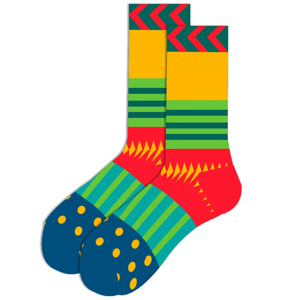 Christmas Socks Colorful Creative Fun Socks Children Cute Sock Christmas Gift Elk Snowman Santa Printed for Men Women