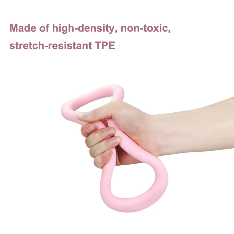 Adjustable Soft Yoga Ring Pilates Fitness Calf Massage Ring Exercise Stretching Accessories for Shoulder Back Leg Waist Shoulder