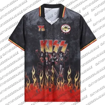 T-shirt Estive 2026 con Stampa 3D di Musica e Maglie da Football Americano Rock, Streetwear, Polo Oversize a Maniche Corte da Uomo/Donna