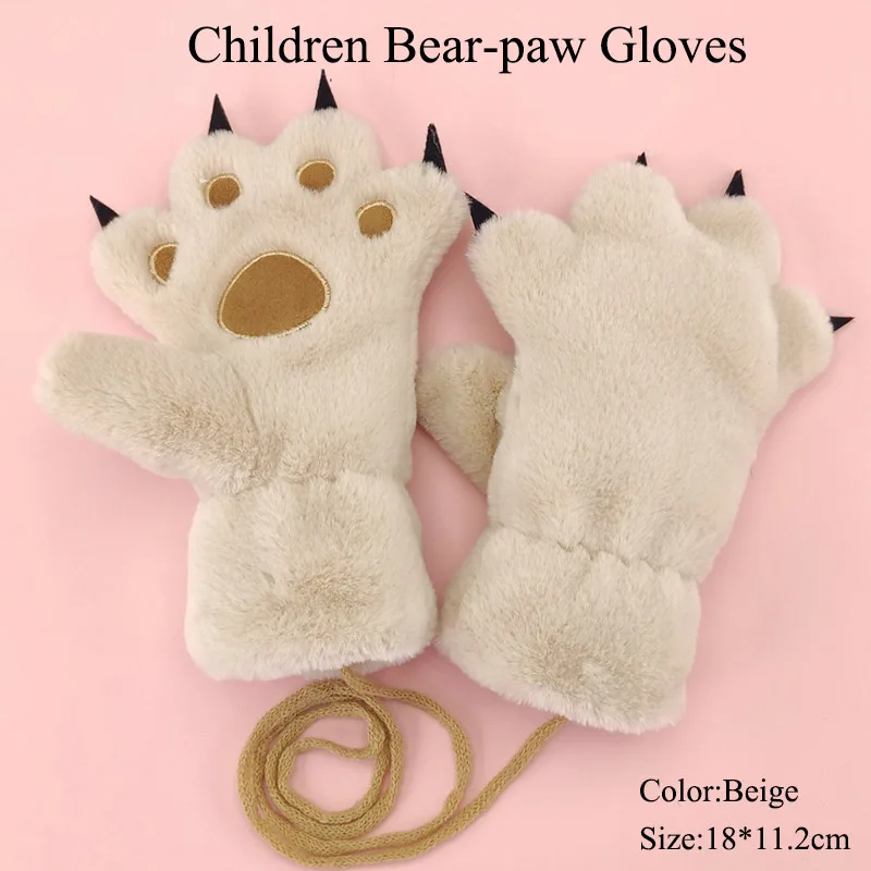 gant enfant mitaine tous les produits chauds gants enfant hiver mitaines  moufle enfants rolex femme gant spiderman gGants d'hiver en peluche pour  enfants, pattes de chat mignonnes, mitaines chaudes et douces en